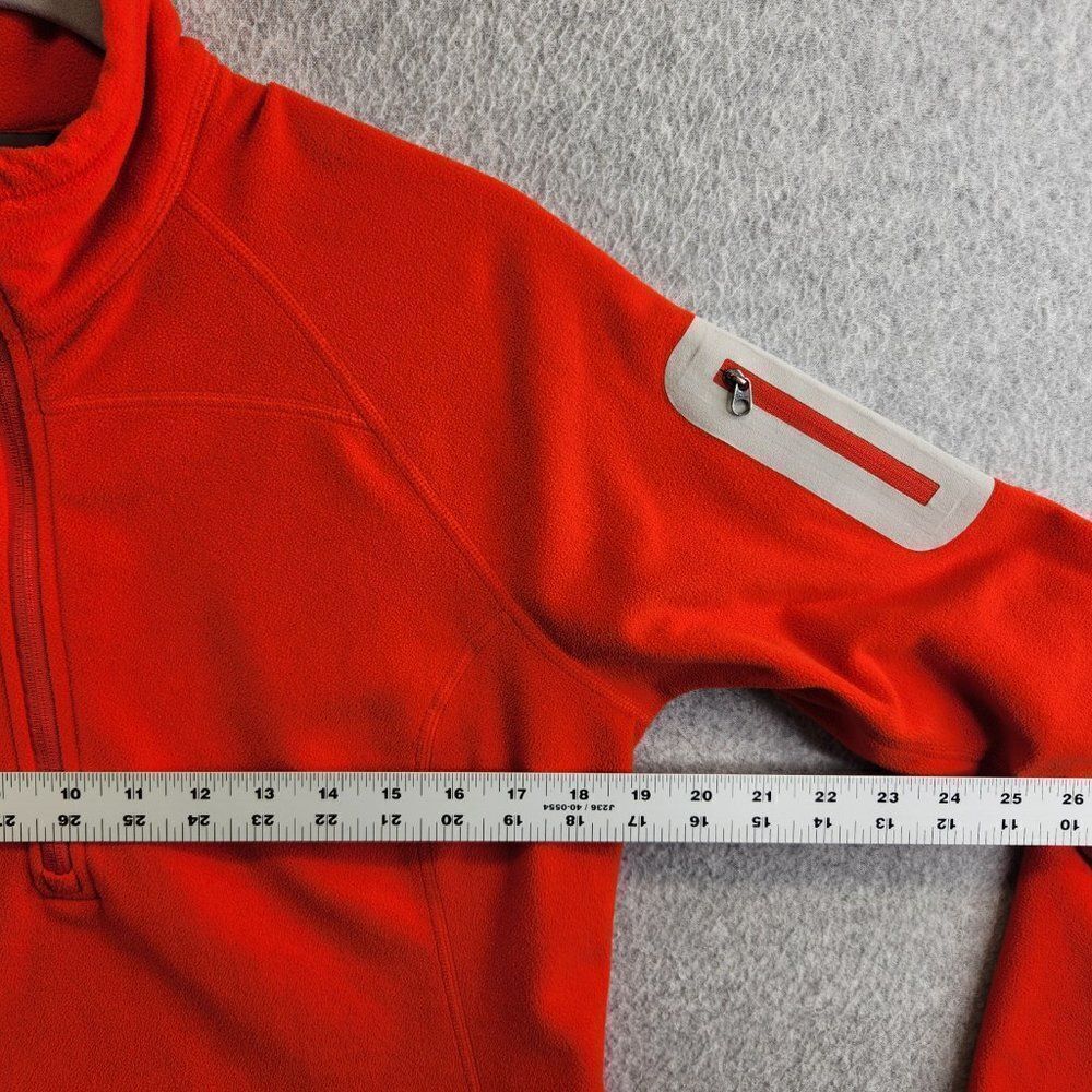 Eddie Bauer First Ascent Pullover Womens PL Red Fleece Hiking Climbing Gorpcore - Picture 8 of 14